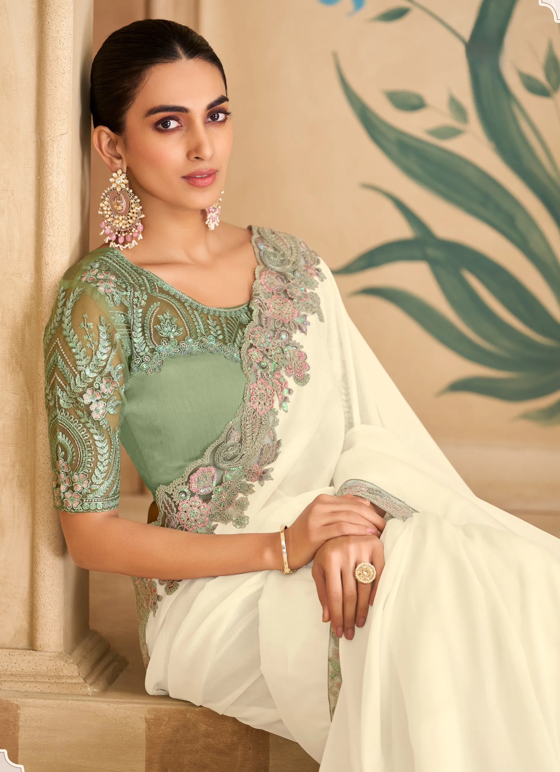 Modern Fusion Designer Saree